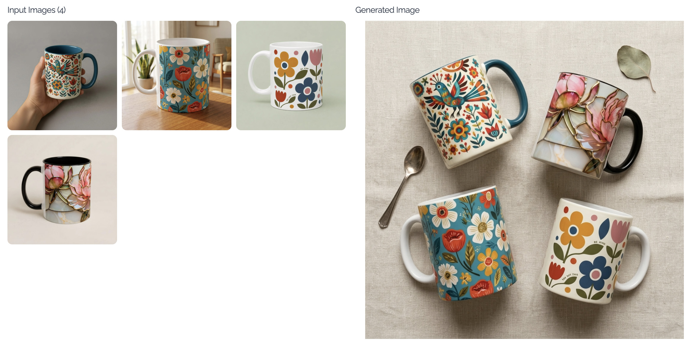 How to use AI to combine multiple product photos into a collection image
